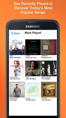 Todays Christian Music android App screenshot 0